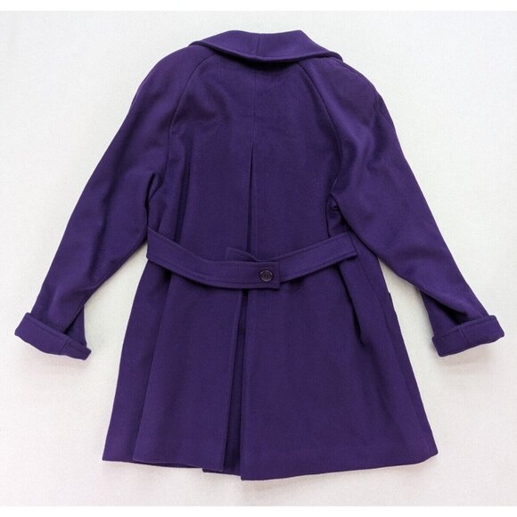 Jennifer Chase Vintage Women's Coat Size Small Purple 100% Wool - Picture 11 of 16